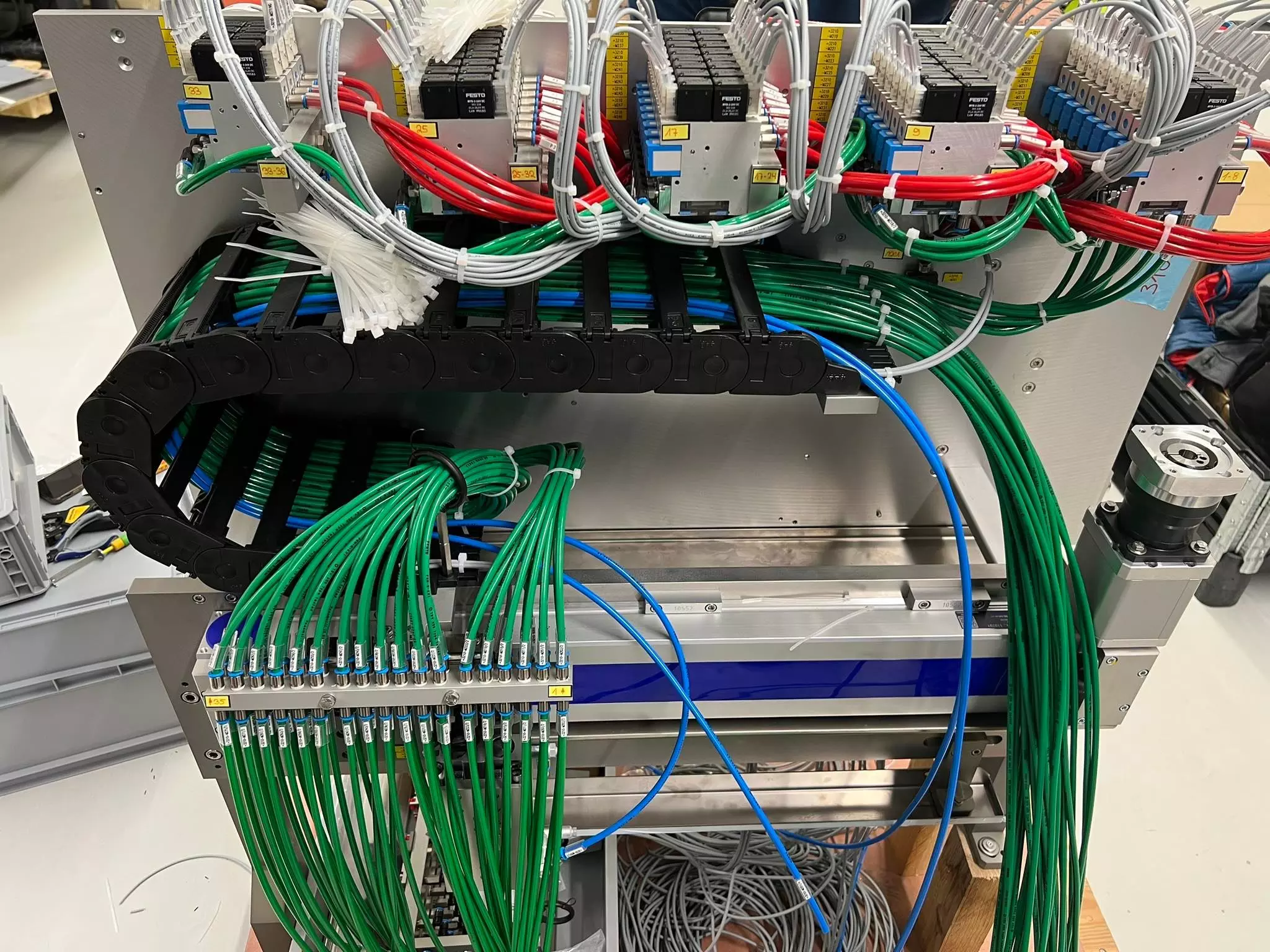 Steel construction work